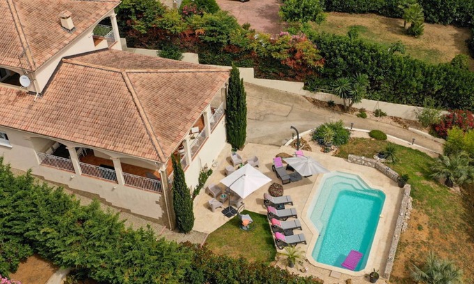 Biguglia Villa | Contemporary villa 160 m2, swimming pool, sea view, 4 bedrooms, air-conditioned