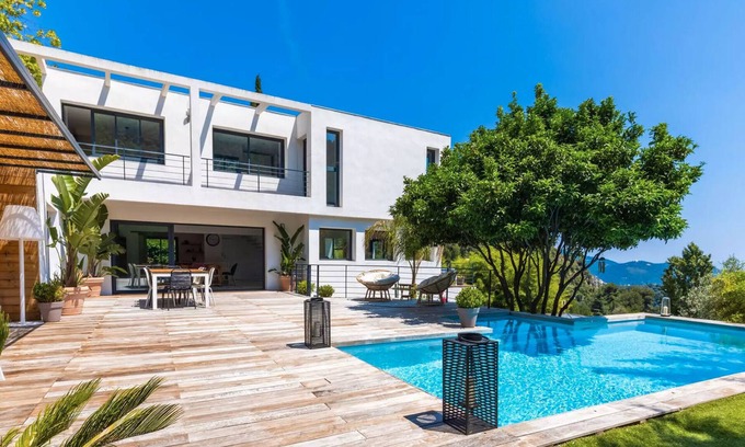 Falicon Villa | CONTEMPORARY VILLA SEA VIEW ON THE HEIGHTS OF NICE