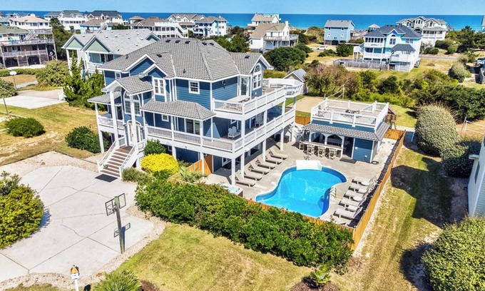 Whalehead Beach House | Corolla Coastin | 740 ft to the beach | Private Pool, Hot Tub
