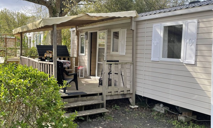 Aureilhan House | Cosy air-conditioned mobile home on Lake Mimizan/Aureilhan