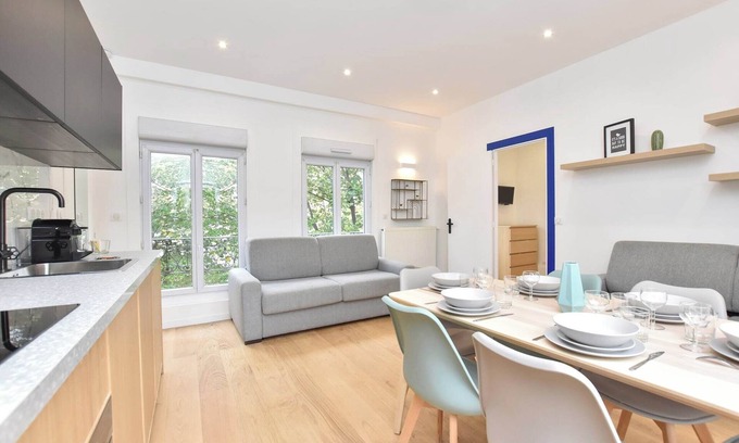 Saint-Fargeau Apartment | Cosy apartment - 1BR/6P - Place Saint Fargeau