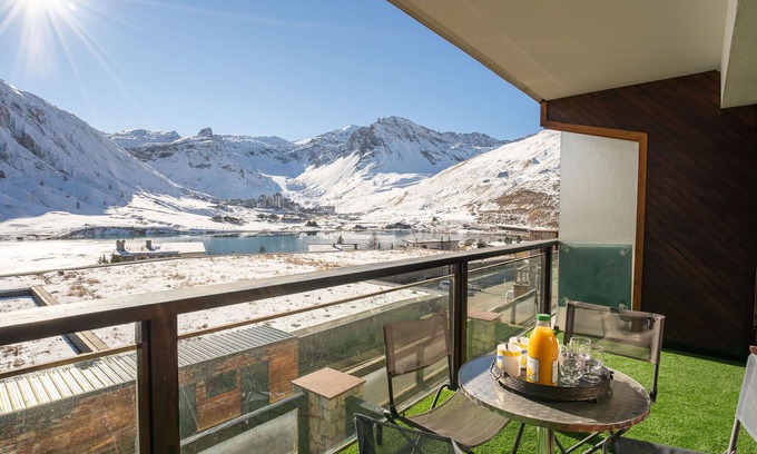 Tignes Apartment | Cosy apartment for 5 people with WIFI, TV and terrace