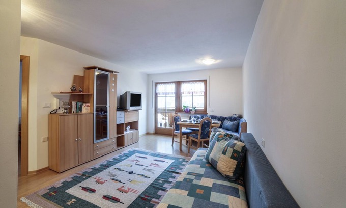 San Leonardo in Passiria Apartment | Cosy Strickerhof Apartment 2 with Mountain View & Balcony