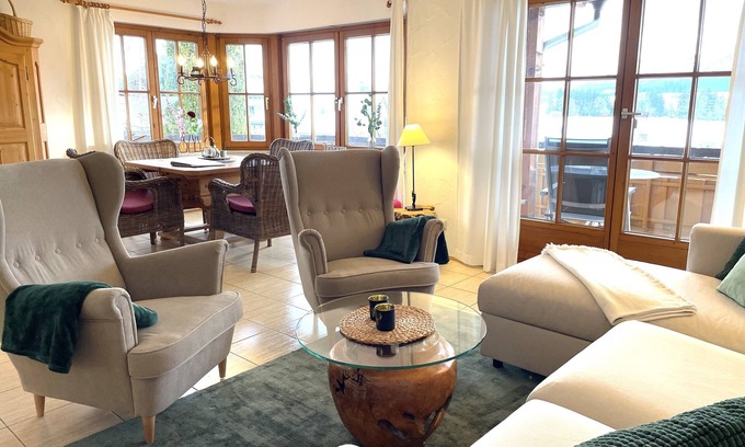Obermaiselstein Condo | Country house Obermaiselstein THE VIEW - wonderful mountain view from apartment Rubihorn