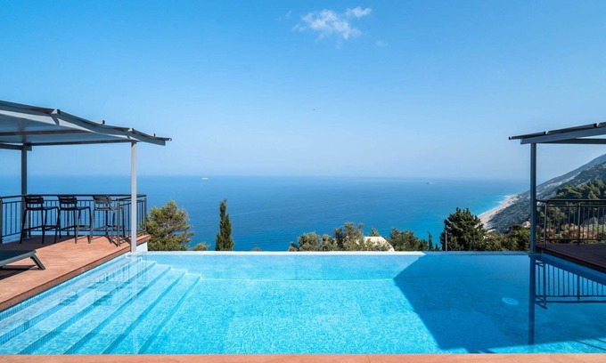 Evgiros Villa | Country House 'Sea View 1' with Sea View, Wi-Fi and Air Conditioning