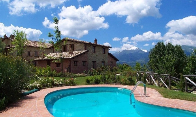 Amandola Other | Country house with view of the Sibillini Mountains and swimming pool