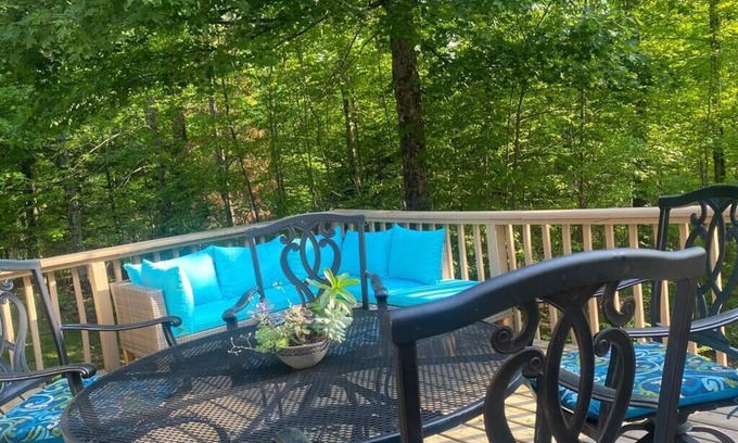 Johnsburg House | Countryside chalet with NEW hot tub on 10 Acres!