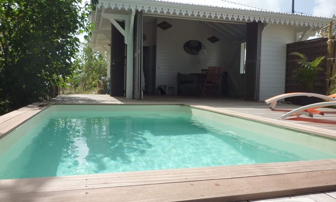 Saint-Louis House | Courbaril villas, Two bungalows with private pools and sea view