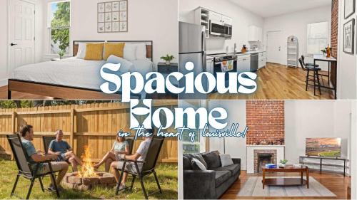 Shelby Park House | Cozy 2-Floor Home 5BR 3BA 2 Kitchens Backyard