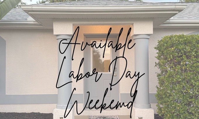 North Port House | Cozy 3-bedroom house with saltwater pool and private fenced back yard