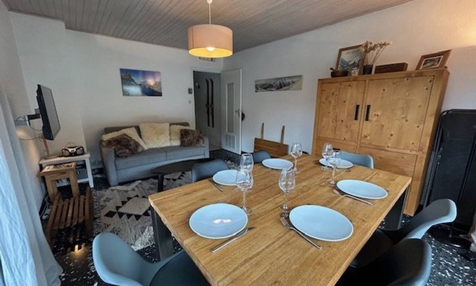 Saint-Chaffrey Apartment | Cozy 3-Room Apartment for 6 in Serre Chevalier – Parking, Ski Locker, Balcony, 3-Star Rating