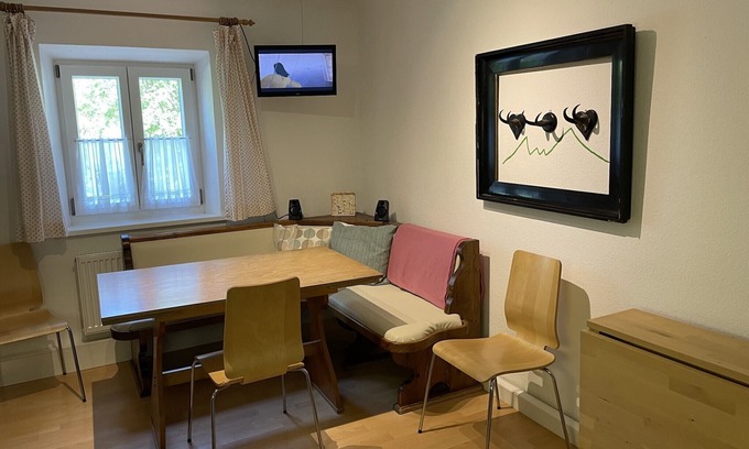 Weissbach Apartment | Cozy apartment left one -2 persons, 35sqm, 1 bedroom with fireplace