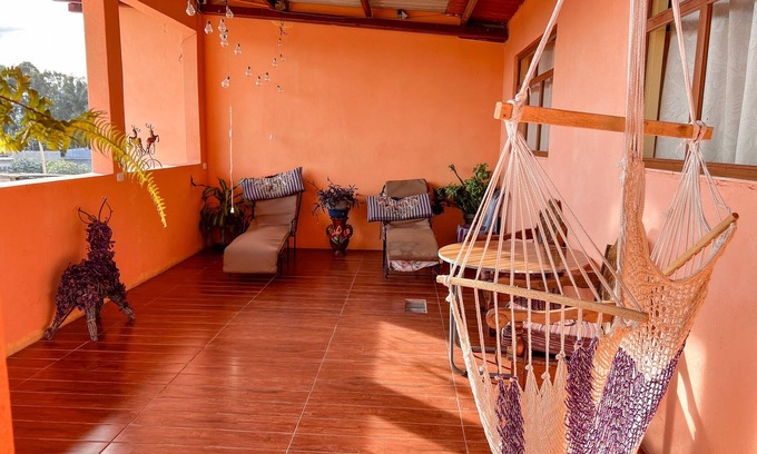 Panajachel Apartment | Cozy Apartment for 2 w/roof. View to Volcanoes