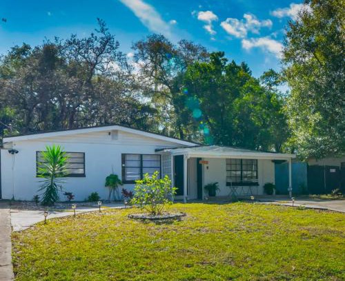 Bearss Plaza House | Cozy apartment near Busch Gardens Adventure Island and USF