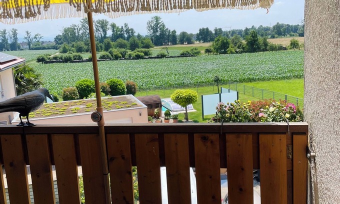 March Apartment | Cozy apartment with a great view of the countryside and some extras