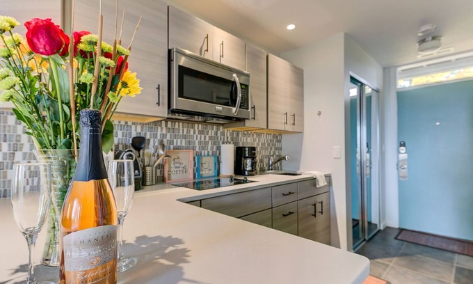 Acme Condo | ☀ Cozy Aviation ✈ Style Lake View Condo @ The Shores
