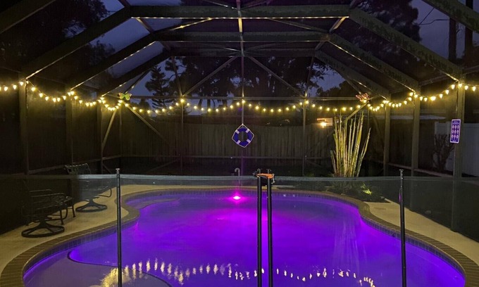 Venice East House | Cozy beach house with HEATED pool (2 bed/2 baths)
