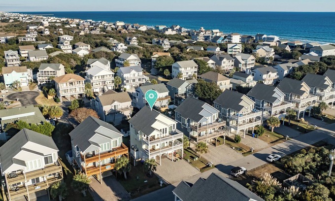 Surf City House | Cozy Beach Studio Steps from Surf City Beach Access