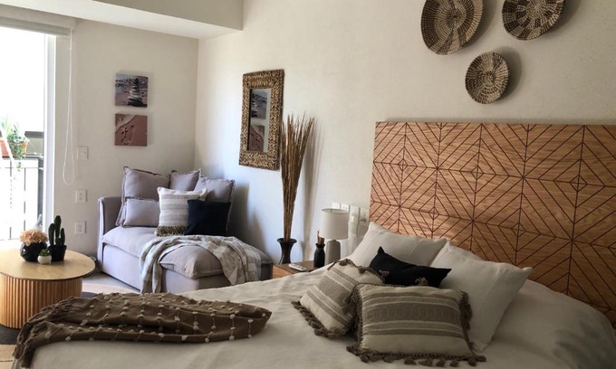 Bucerias Apartment | Cozy Boho Studio, One Block to the Beach