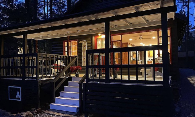Pine Cabin | Cozy Cabin in the tall Pines! True mountain cabin vibes!