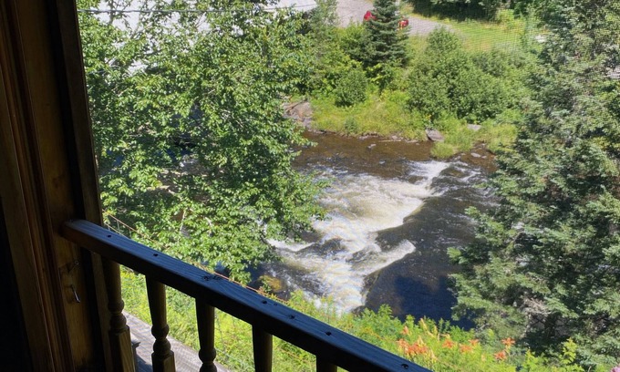 Clarksville House | Cozy cabin overlooking Connecticut River waterfall on over 50 acres.