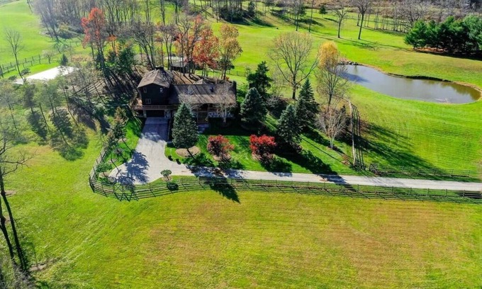Staatsburg House | Cozy Cabin w/Heated Pool, Hot Tub and Open Fields