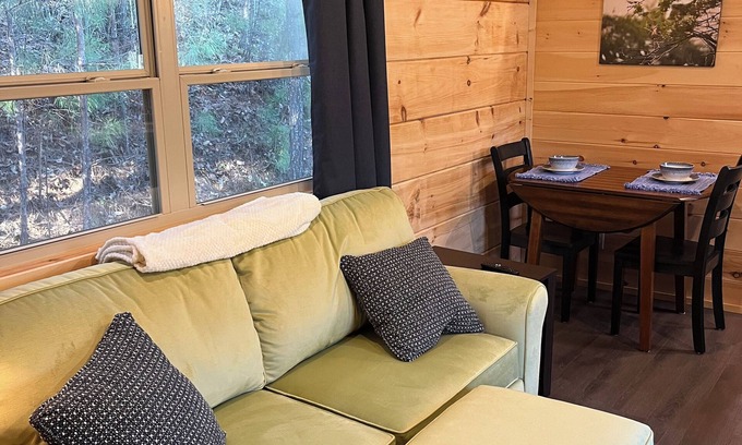 Mill Spring Cabin | Cozy cabin with WiFi and AC in charming Mill Spring