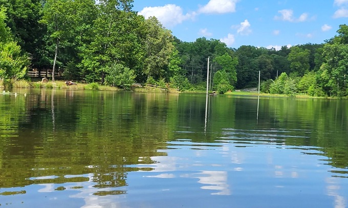 Dunlap Cabin | Cozy cottage on our private lake and 75 wooded acres