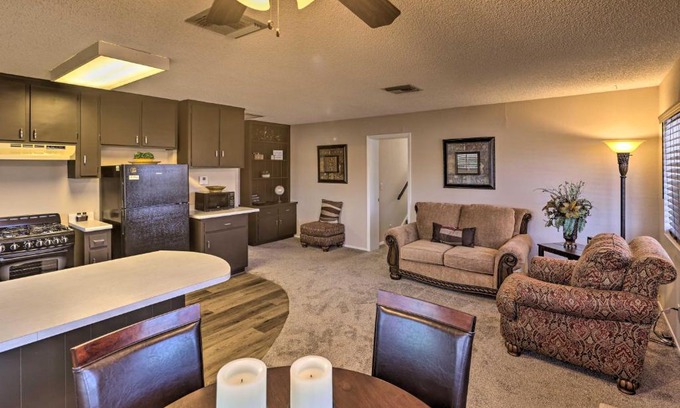 Bullhead City Apartment | Cozy Couples Casita 2 Miles to Colorado River!