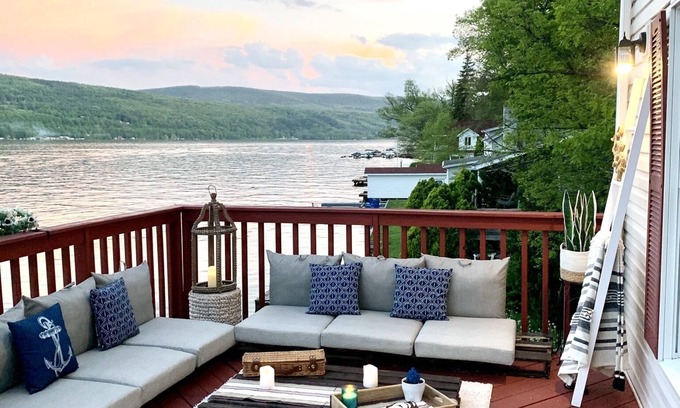 Hammondsport House | Cozy Cozy Cottage ~ Perfect Location On West Keuka Lake ~ Private Dock!
