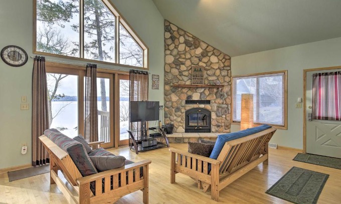 Eagle River House | Cozy Dam Lake Escape with Dock, Yard and Water Access!