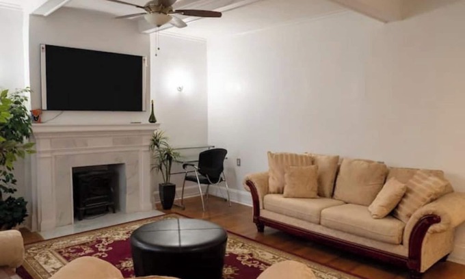 Newark Apartment | Cozy Fireplace Apartment