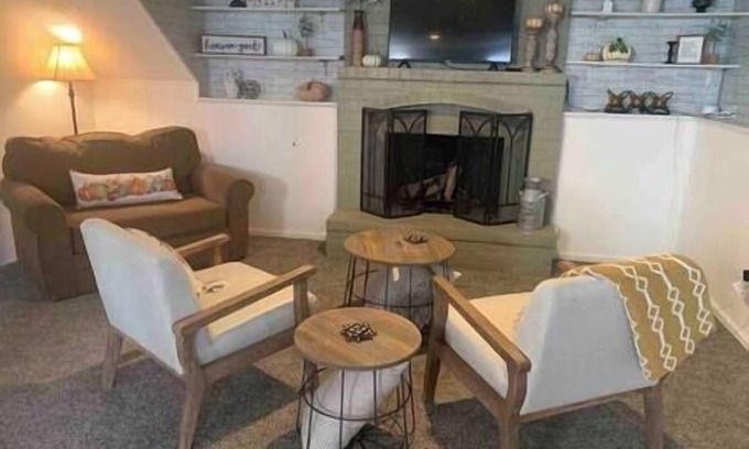 Grandview House | Cozy Guest Suite with Fireplace & Private Entrance