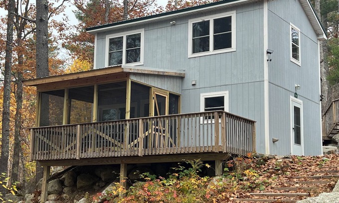 Orland House | Cozy Haven: A Lakeside Cottage Near Acadia