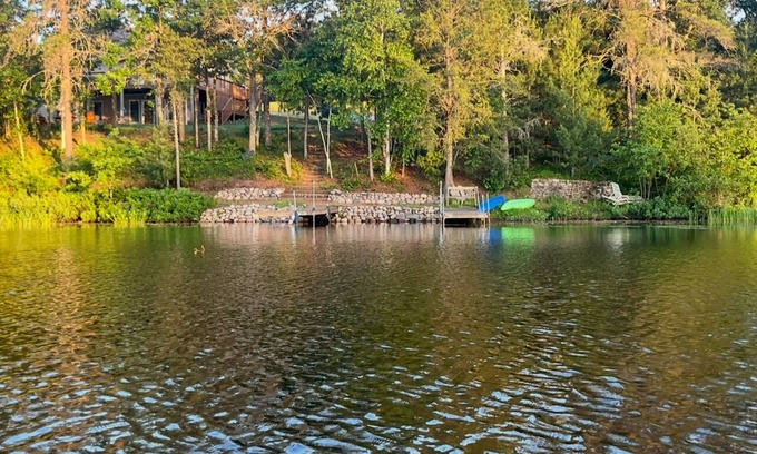 Gordon Cabin | Cozy lake cabin with excellent fishing and huge deck overlooking the lake!