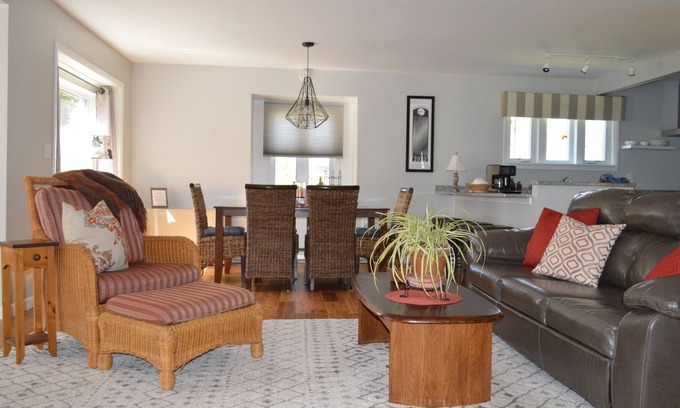 Plattsburgh House | Cozy Lakeshore Home with Sandy Beach: Complimentary Kayaks and Bikes