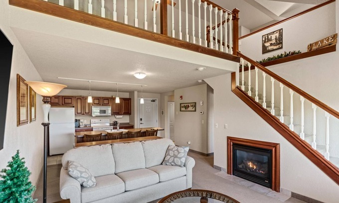 Birchwood Condo | Cozy Lakeside Retreat on Red Cedar Lake Perfect for Family Spring Break Trips