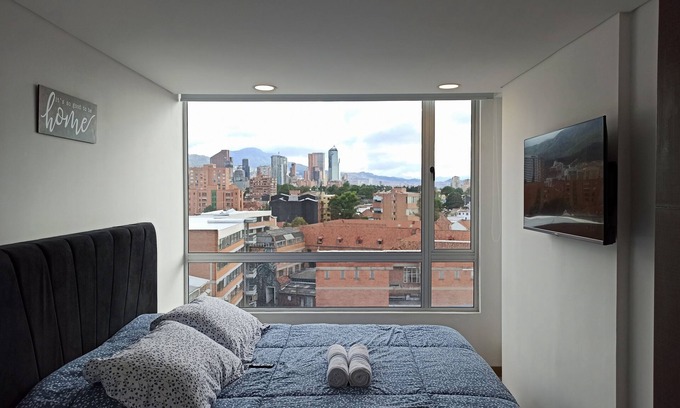Chapinero Apartment | Cozy Loft in Bogotá with great view