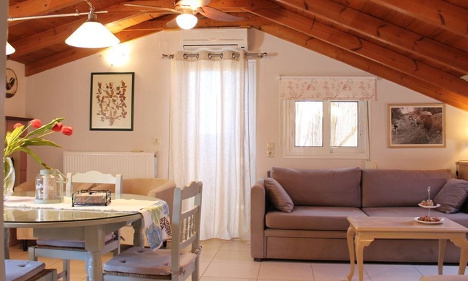 Kalamata Apartment | Cozy loft with unlimited view 5' from the sea/city center