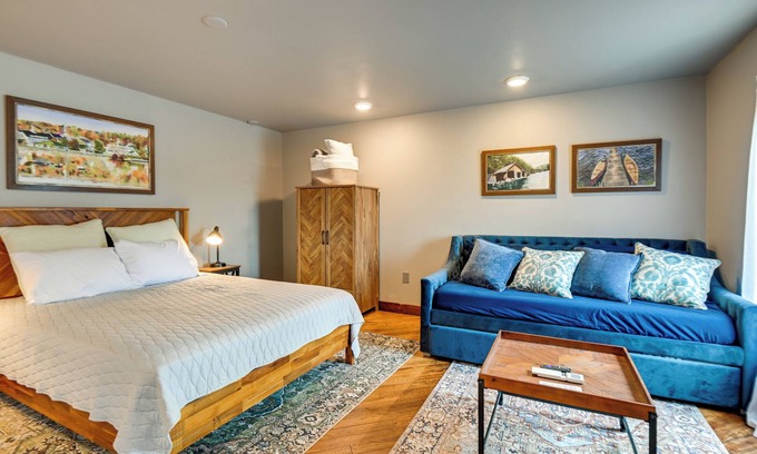 Meredith Apartment | Cozy Meredith Studio Near Lakes & Downtown