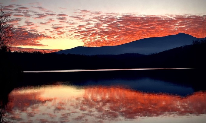 Spruce Pine Cabin | Cozy Mountain Cabin with pond one mile from the Blue Ridge Parkway