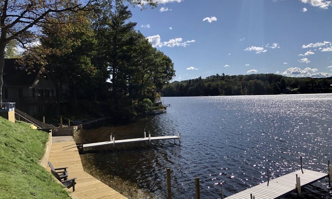 Newaygo Cabin | Cozy pet-friendly cabin w dock, kayaks, bikes
