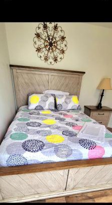 Ocala House | Cozy Queen Bedroom with shared Bathroom