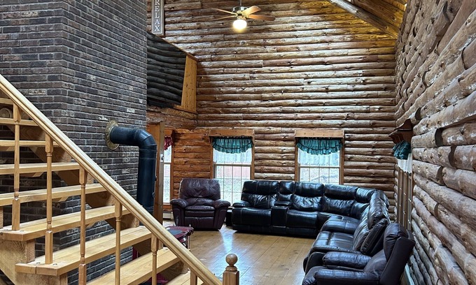 Elk Creek Township Cabin | Cozy retreat with jacuzzi and 12 acres of land to escape away too. Pet friendly