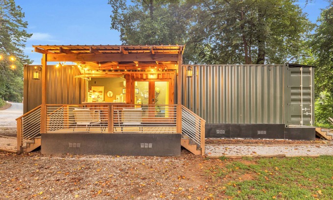 Greenville Cabin | Cozy Shipping Container - Relax by the River