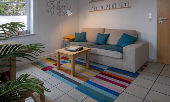 Brookmerland Apartment | Cozy studio apartment "Kleine Auszeit" 🐕‍🦺 friendly + terrace + garden, various extras