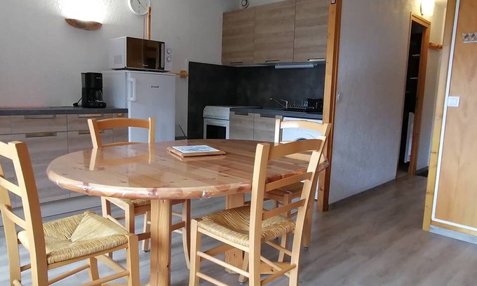 Saint-Jean-dʼAulps Apartment | Cozy studio near slopes with pool and parking