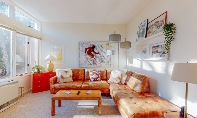 Warren Condo | Cozy townhome with on-site pools, hot tub, tennis, game room & gym