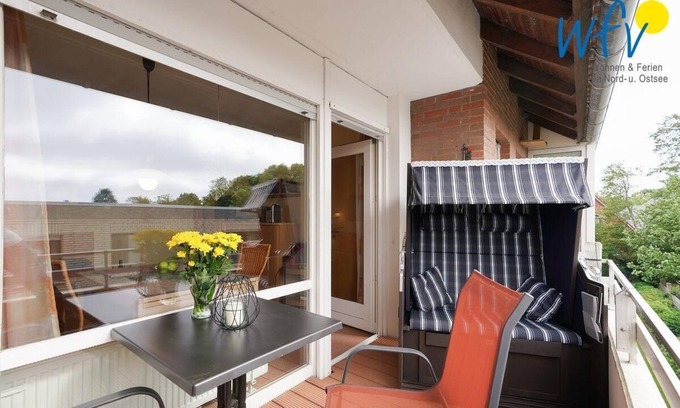 Borkum Apartment | Cozy vacation apartment with balcony & garden use on Borkum!