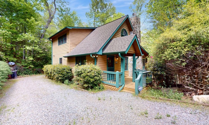 Foxfire Estates Cabin | Creekside, family-friendly cabin w/a private hot tub, game room, & firepit